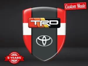 Toyota Automatic Door Sticker Durable Limited High Quality